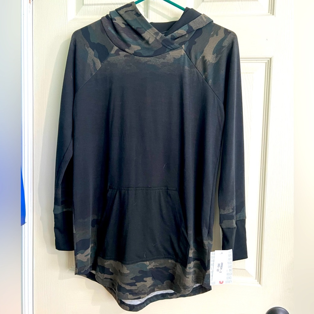 LuLaRoe camo dipped hoodie